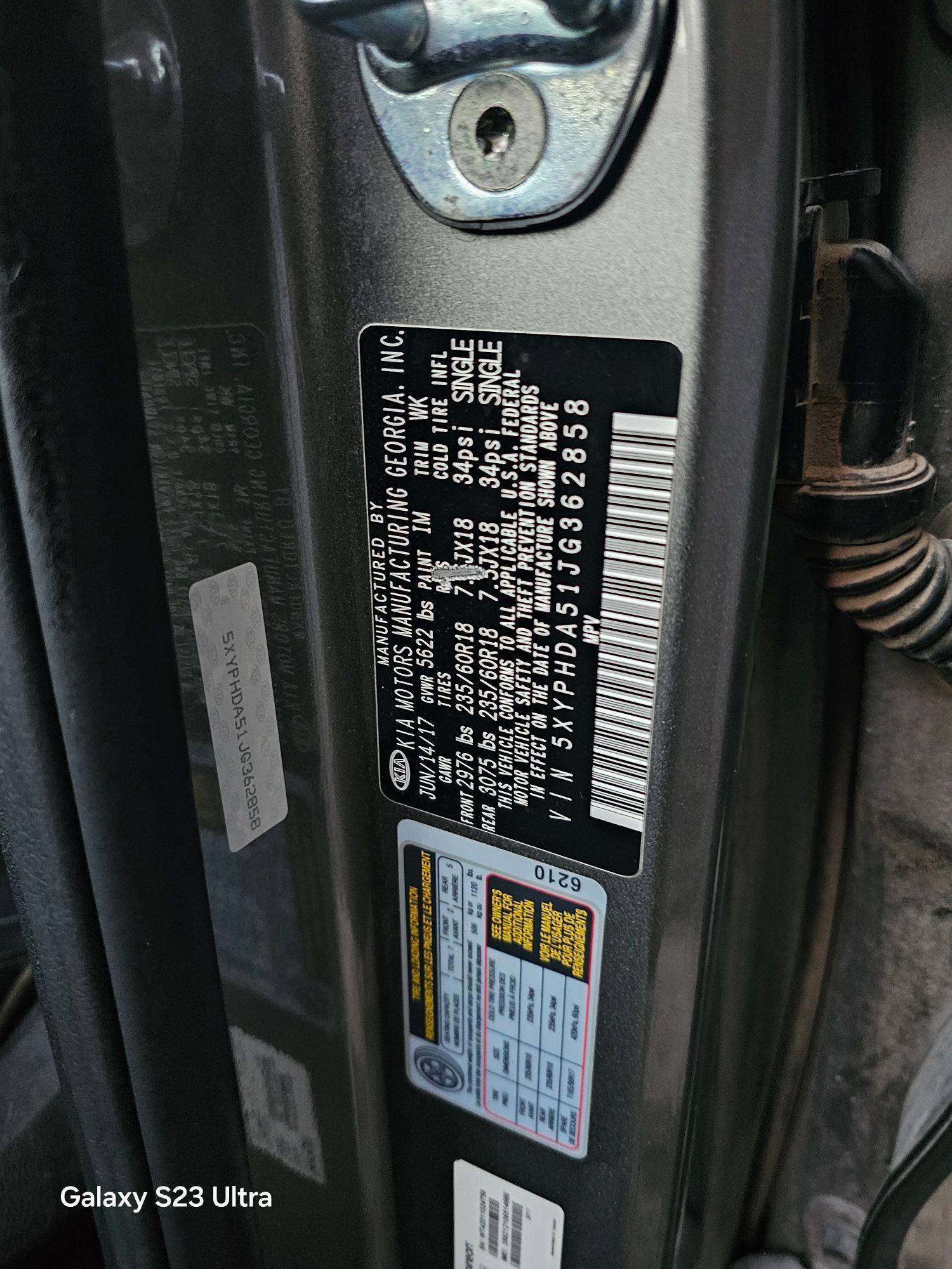 KIA SORENTO 2018 - Marhaba Auction Used Cars - Image 9