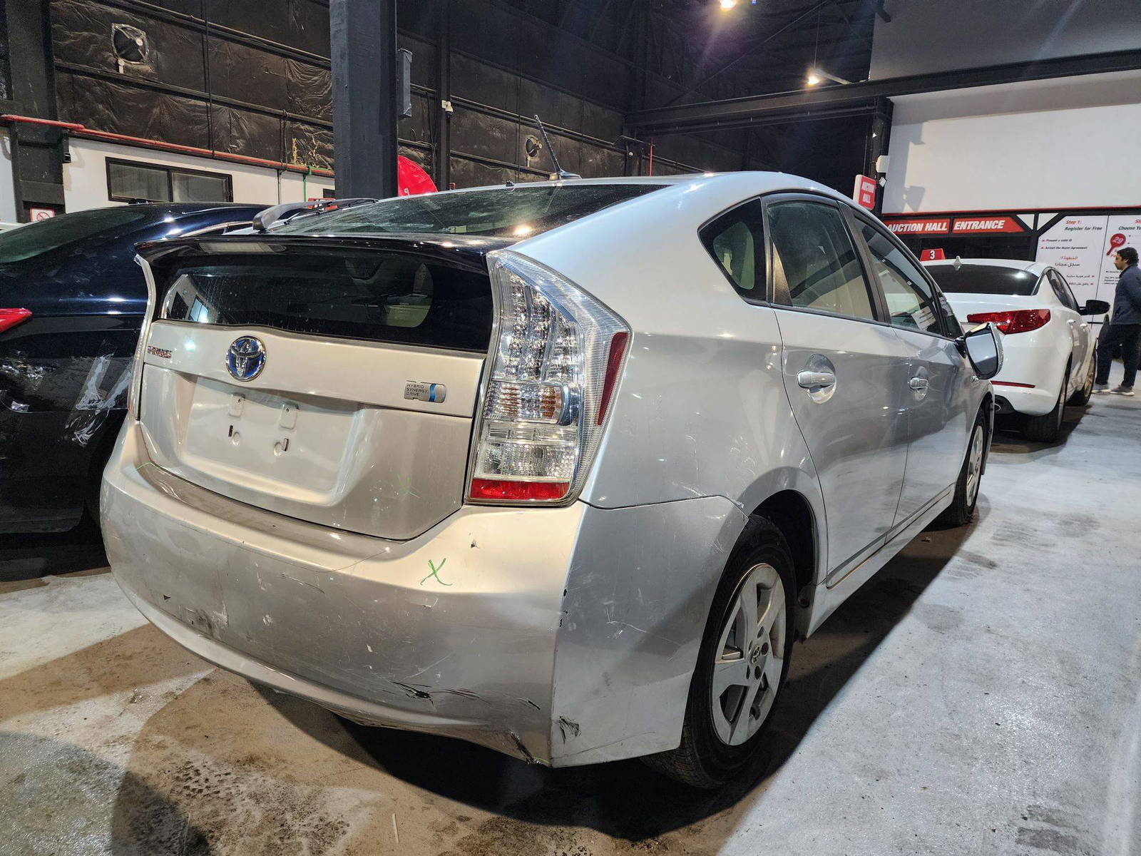 2010 TOYOTA PRIUS — 175710 Miles — Lot 57054 — Al Quoz - Marhaba Auctions Used Cars - Image 3