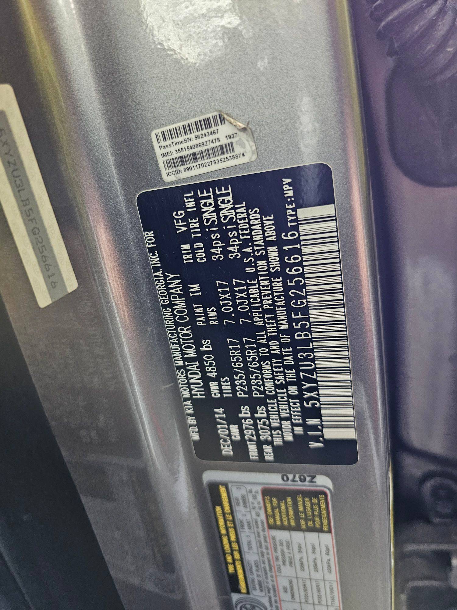 HYUNDAI SANTA FE SPORT 2015 - Marhaba Auction Used Cars - Image 9