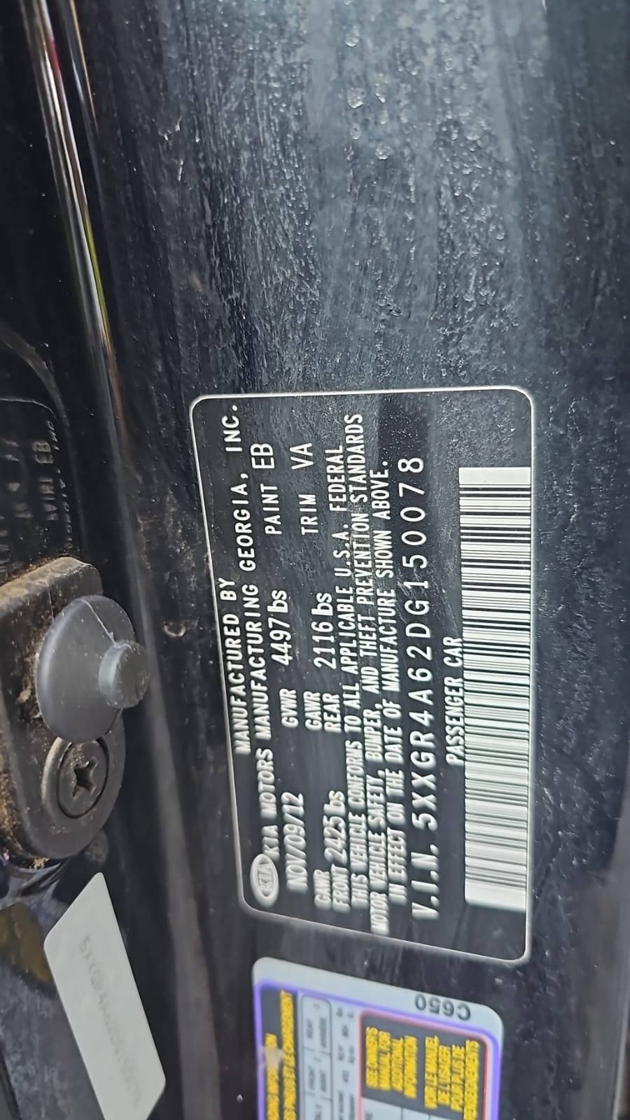 KIA OPTIMA 2013 - Marhaba Auction Used Cars - Image 5