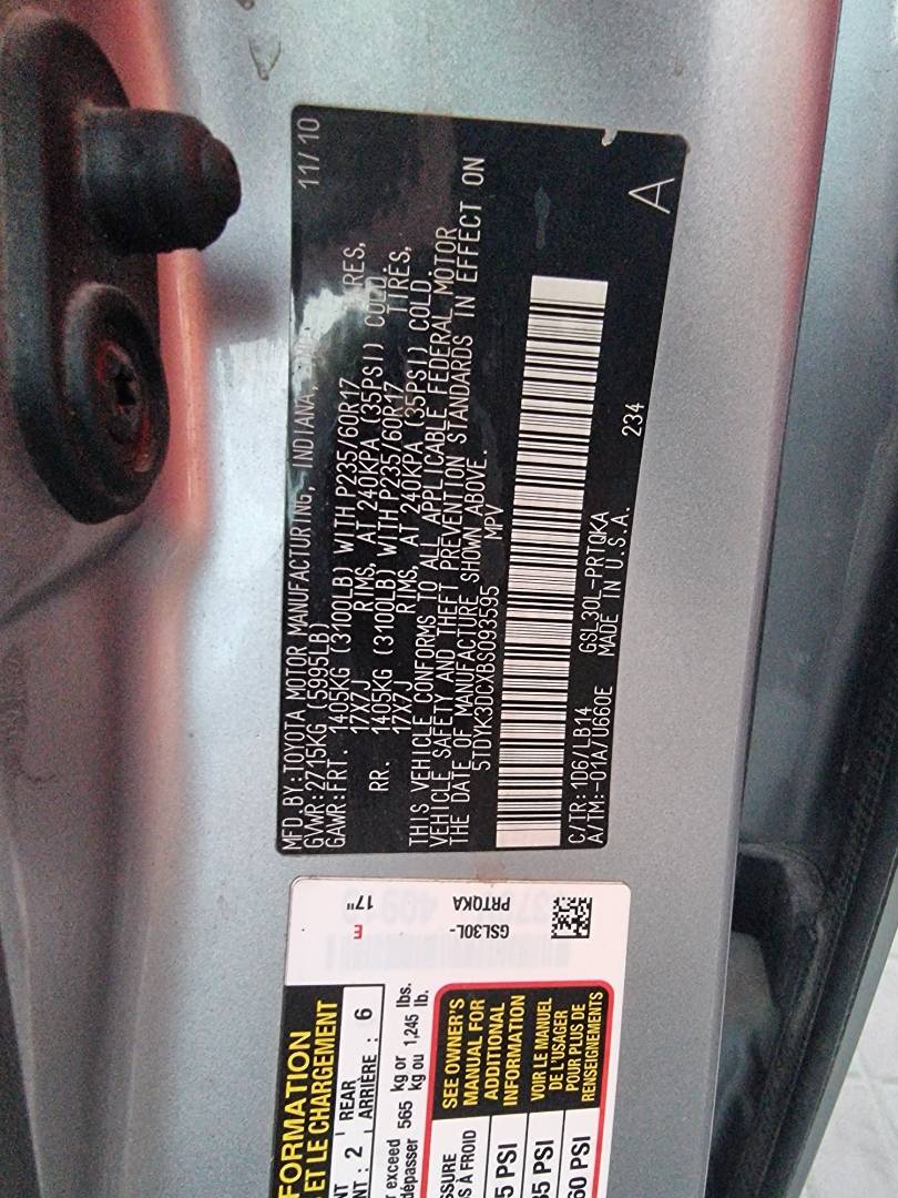 2011 TOYOTA SIENNA — 230913 Miles — Lot 42807201 — Main - Marhaba Auctions Used Cars - Image 21