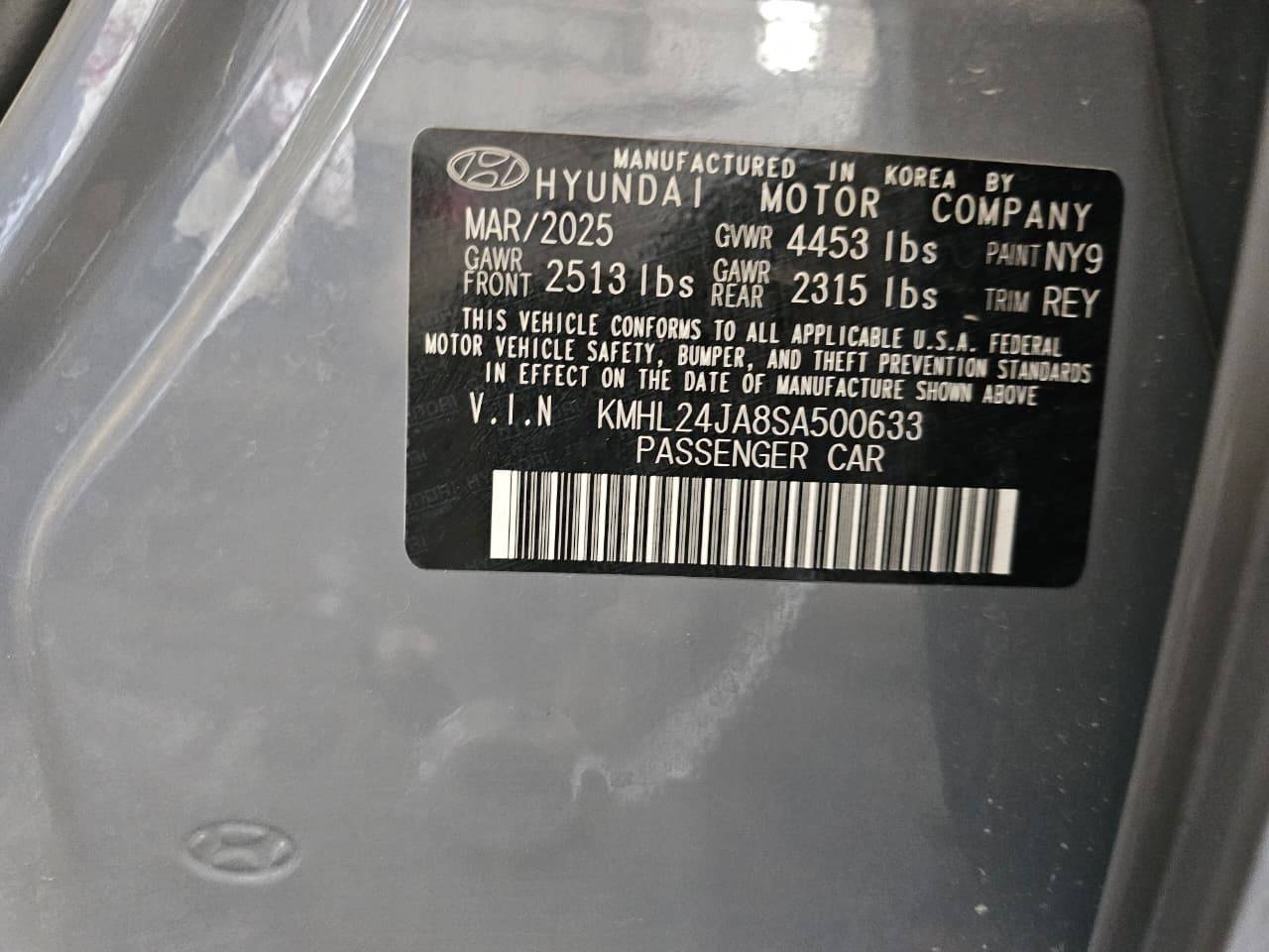HYUNDAI SONATA 2025 - Marhaba Auction Used Cars - Image 10