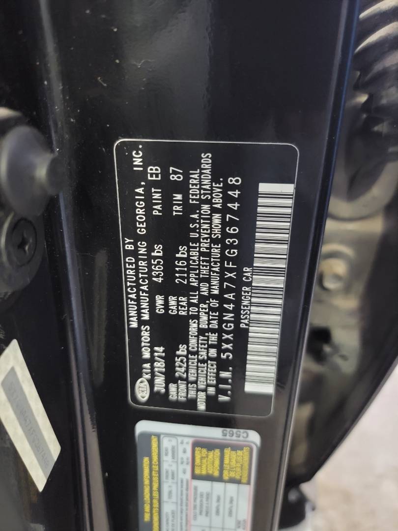 2015 KIA OPTIMA — 127552 Miles — Lot 87092764 — Main - Marhaba Auctions Used Cars - Image 11