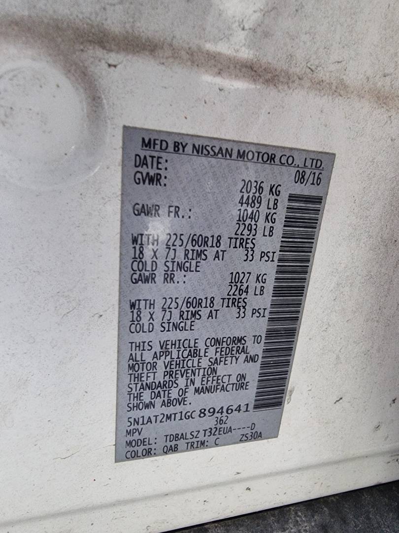 NISSAN ROGUE 2016 - Marhaba Auction Used Cars - Image 8