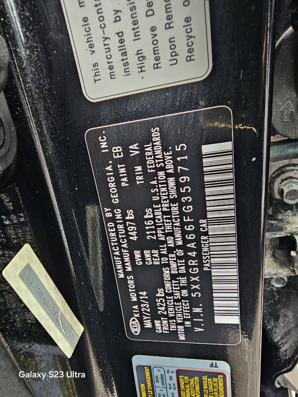 KIA OPTIMA 2015 - Marhaba Auction Used Cars - Image 12