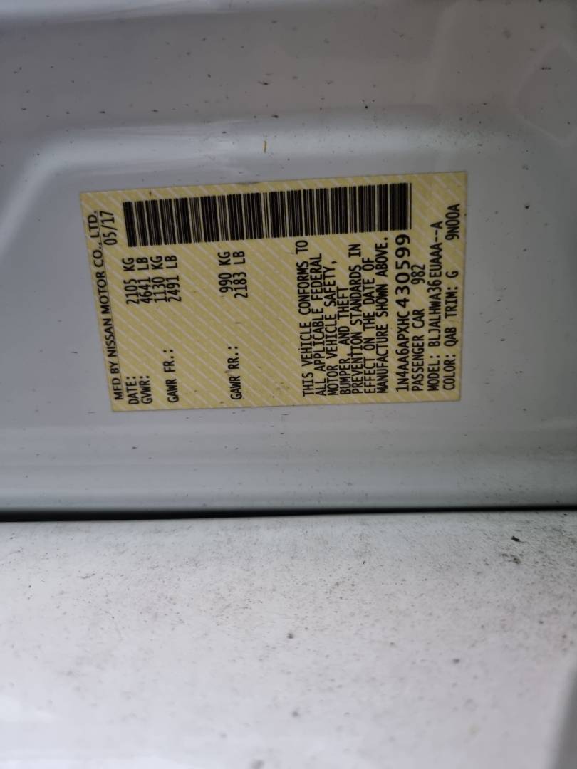 NISSAN MAXIMA 2017 - Marhaba Auction Used Cars - Image 8