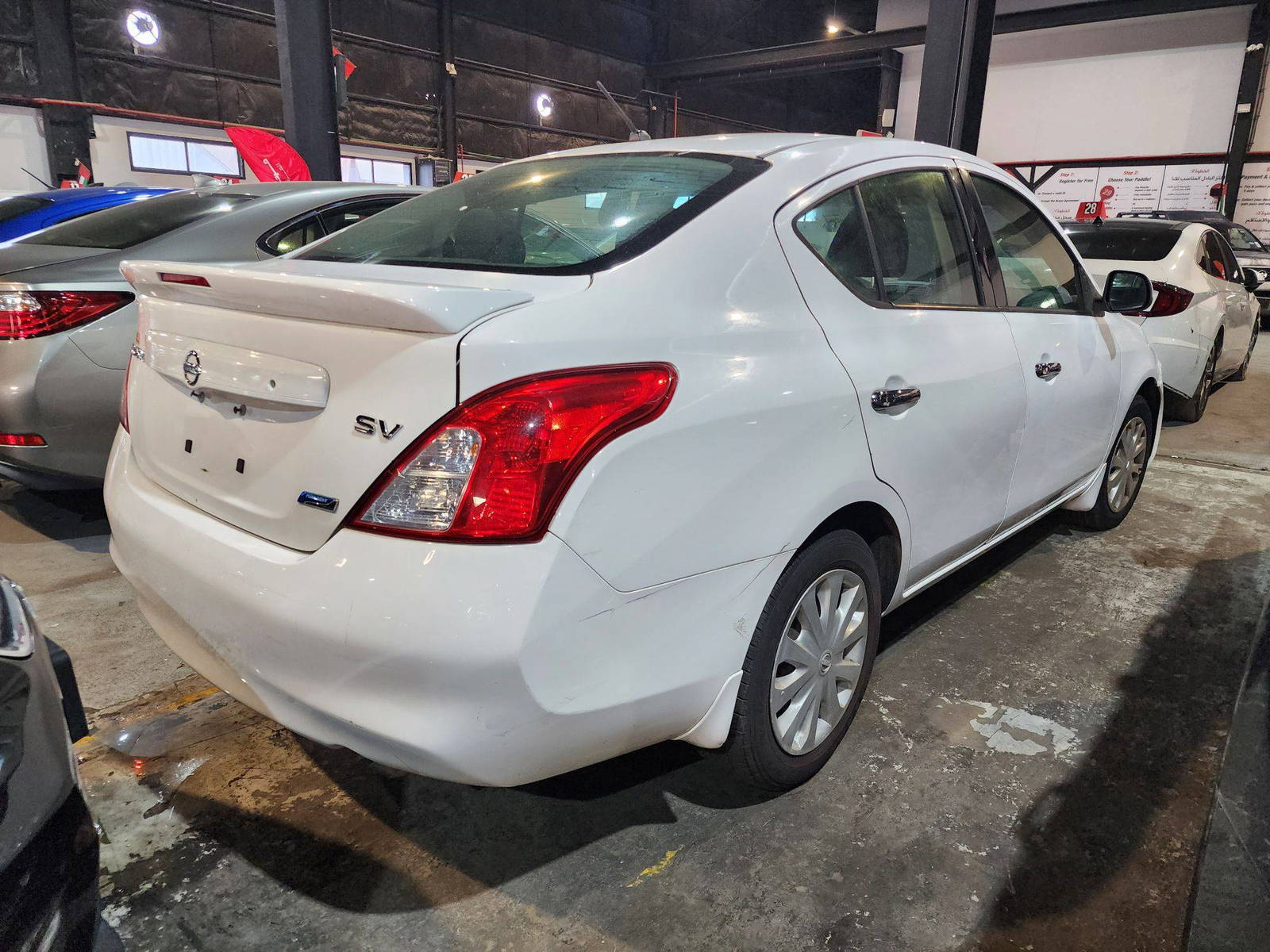 2014 NISSAN VERSA — 169247 Miles — Lot 3EL868011 — Al Quoz - Marhaba Auctions Used Cars - Image 6