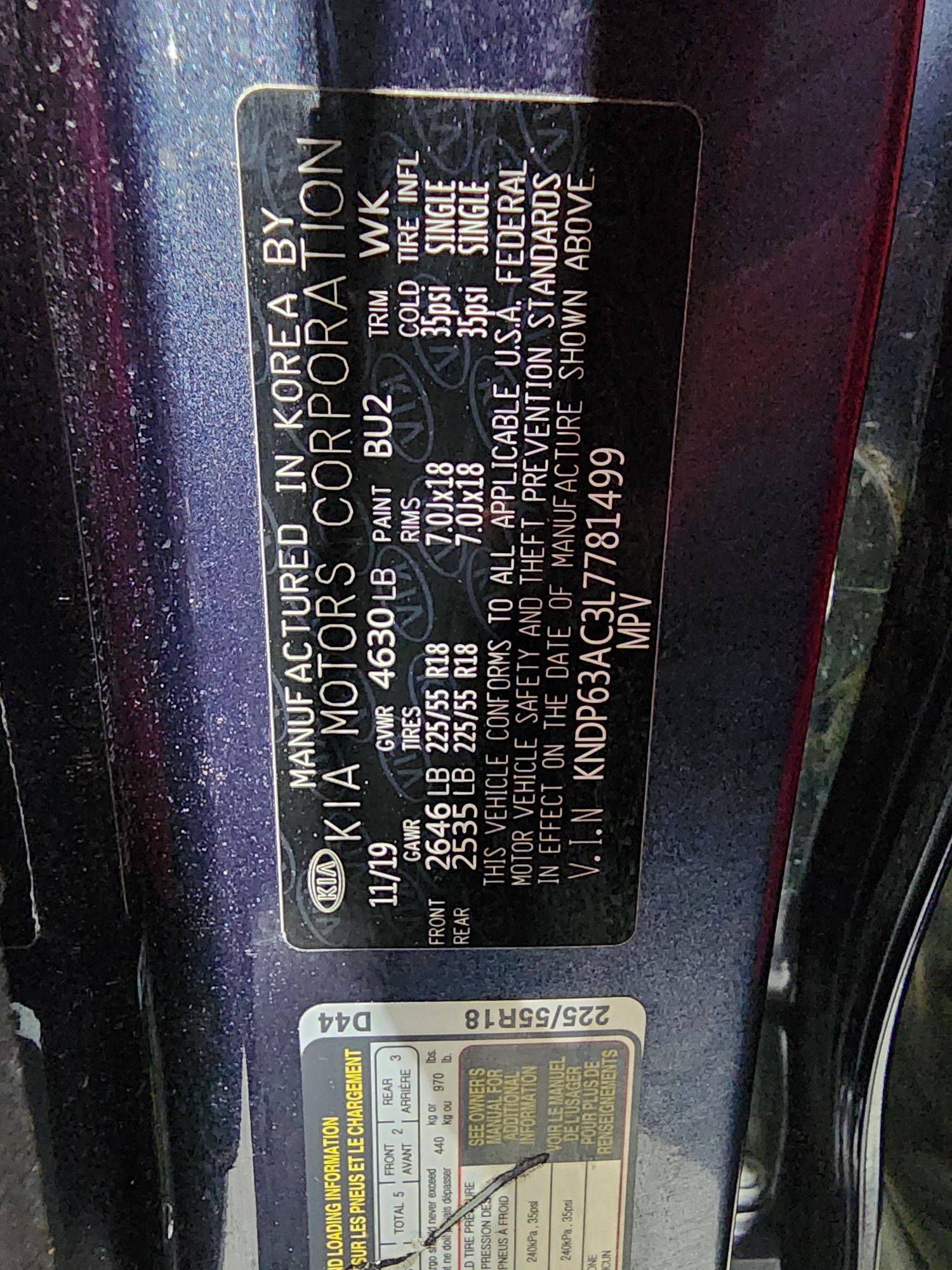 KIA SPORTAGE 2020 - Marhaba Auction Used Cars - Image 10