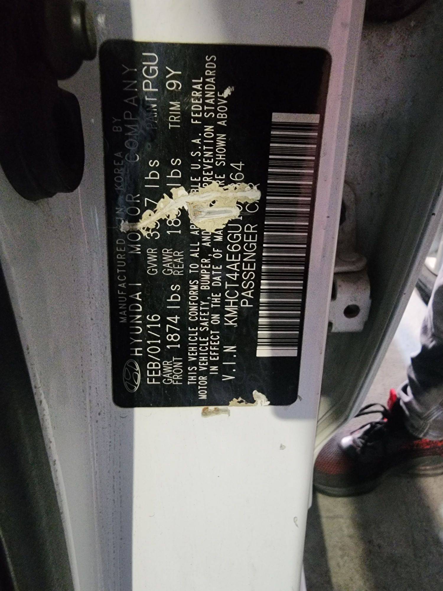 HYUNDAI ACCENT 2016 - Marhaba Auction Used Cars - Image 7