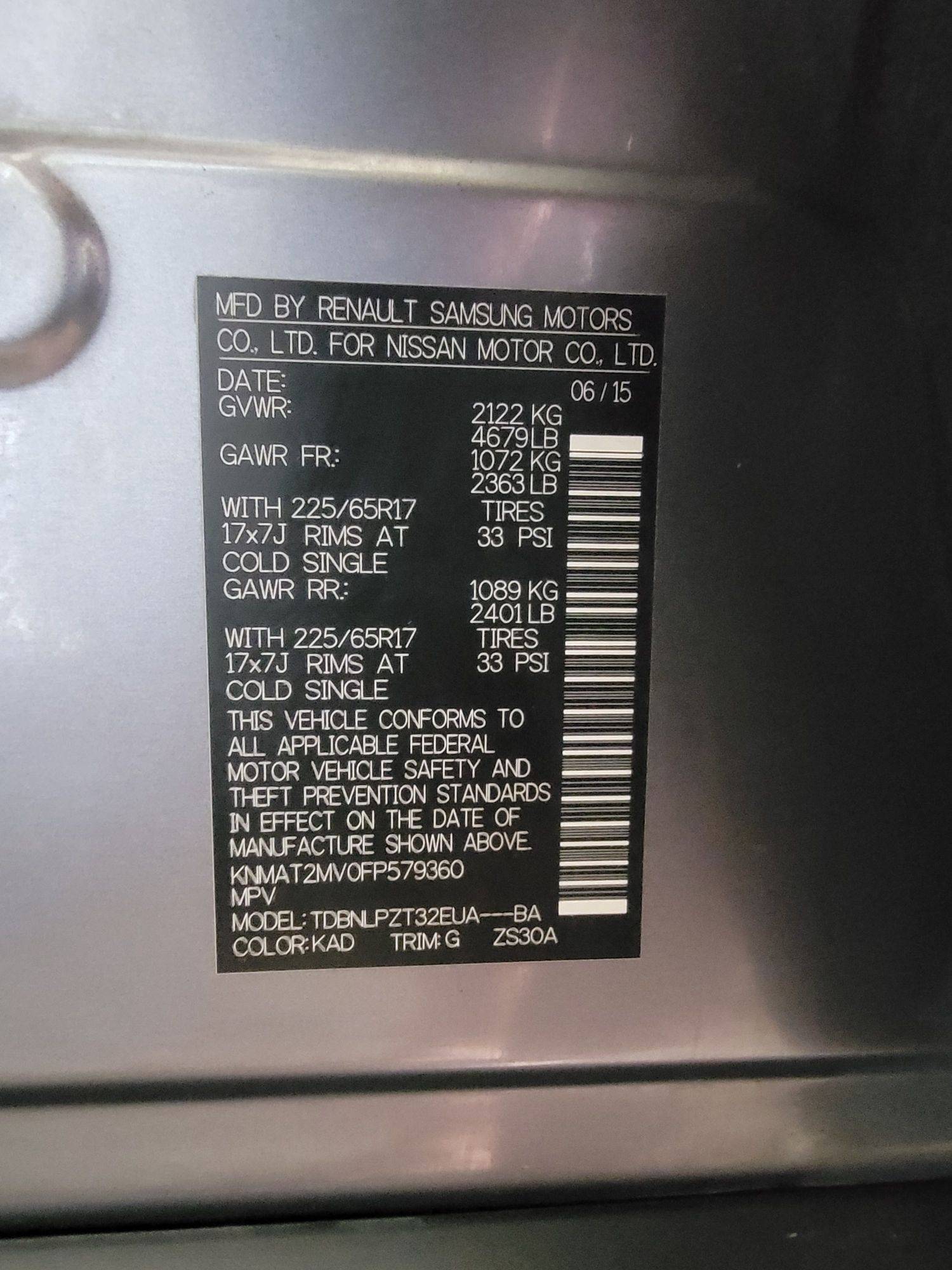 NISSAN ROGUE 2015 - Marhaba Auction Used Cars - Image 9