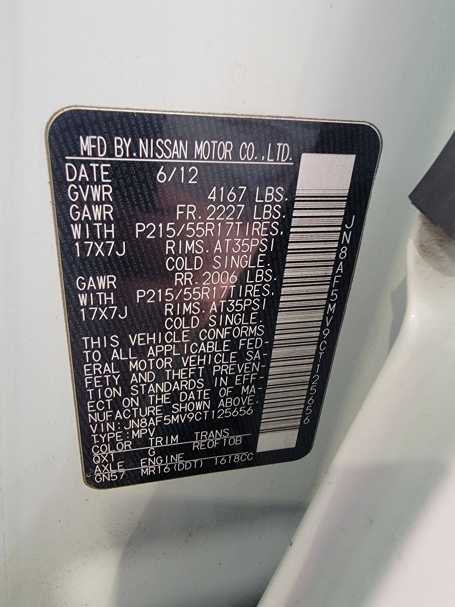 NISSAN JUKE 2012 - Marhaba Auction Used Cars - Image 10