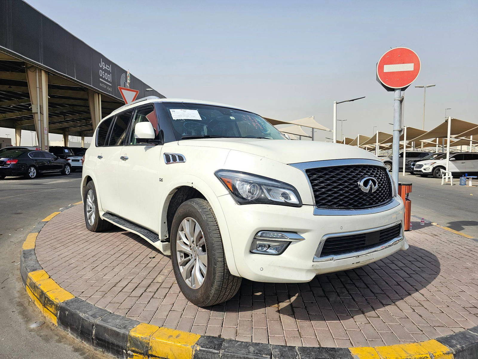 2017 INFINITI QX80 — 173374 Miles — Lot 910920 — Main - Marhaba Auctions Used Cars - Image 4