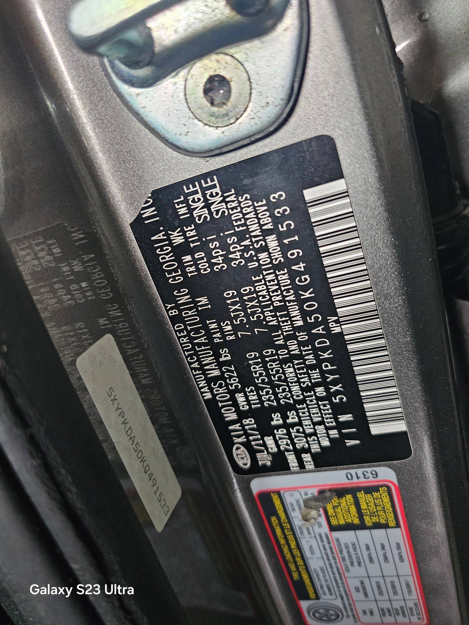 KIA SORENTO 2019 - Marhaba Auction Used Cars - Image 10