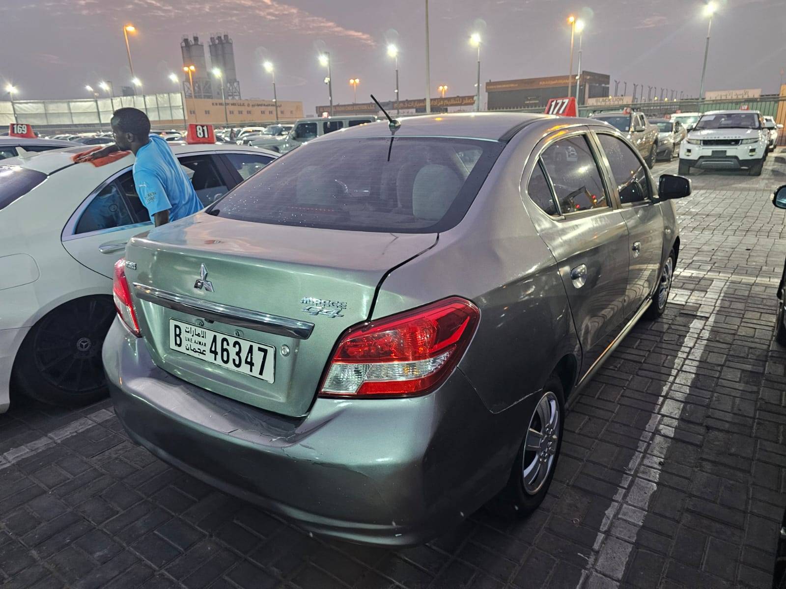 2019 MITSUBISHI MIRAGE — 79287 Miles — Lot FJ2KHF04424 — Al Sajaa - Marhaba Auctions Used Cars - Image 3