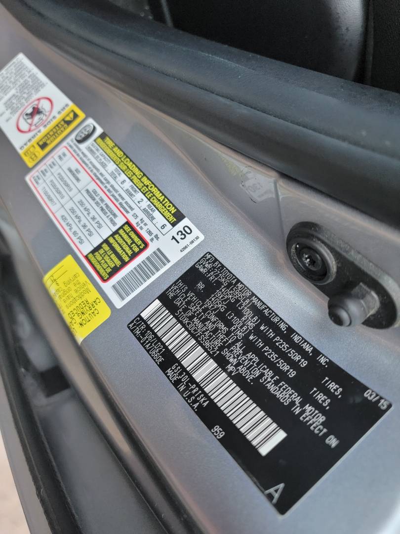 2015 TOYOTA SIENNA — 267064 Miles — Lot FS596521 — Main - Marhaba Auctions Used Cars - Image 8