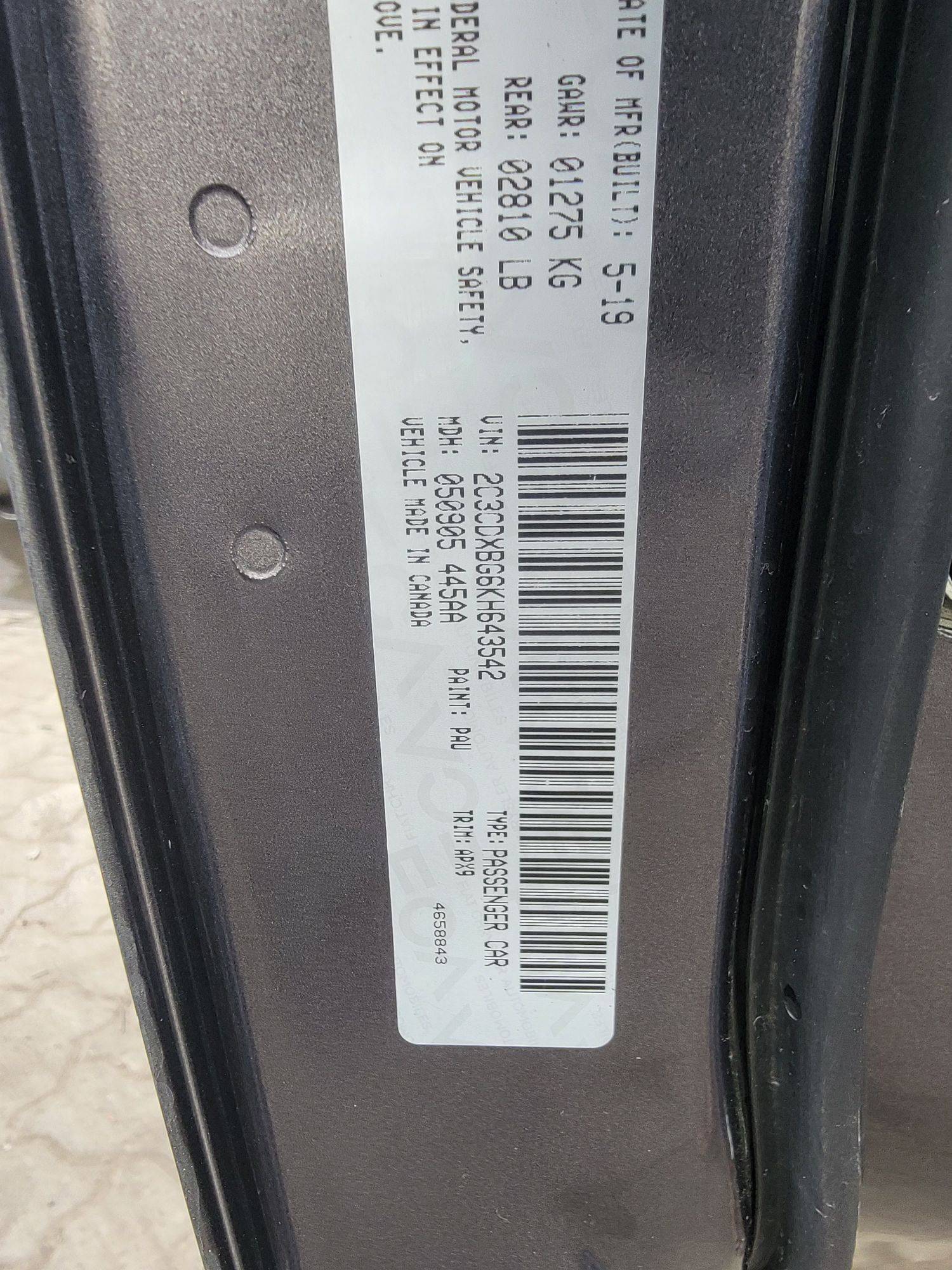 DODGE CHARGER 2019 - Marhaba Auction Used Cars - Image 10