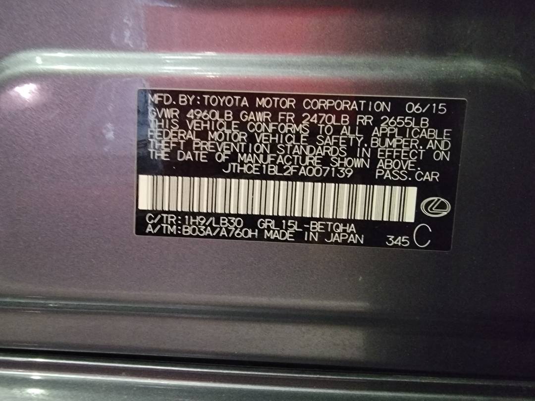 2015 LEXUS GS 350 — 95050 Miles — Lot 07139 — Main - Marhaba Auctions Used Cars - Image 10