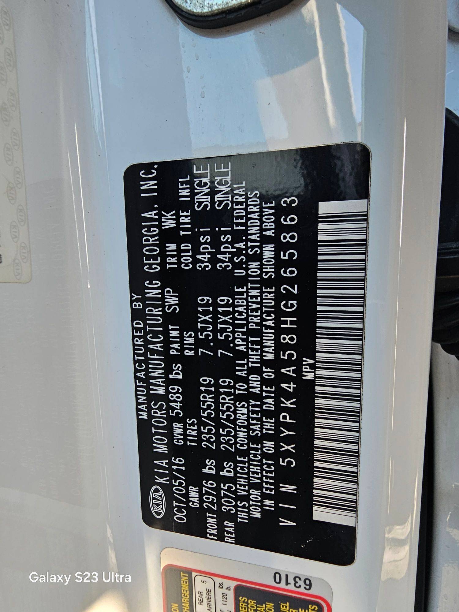 KIA SORENTO 2017 - Marhaba Auction Used Cars - Image 9