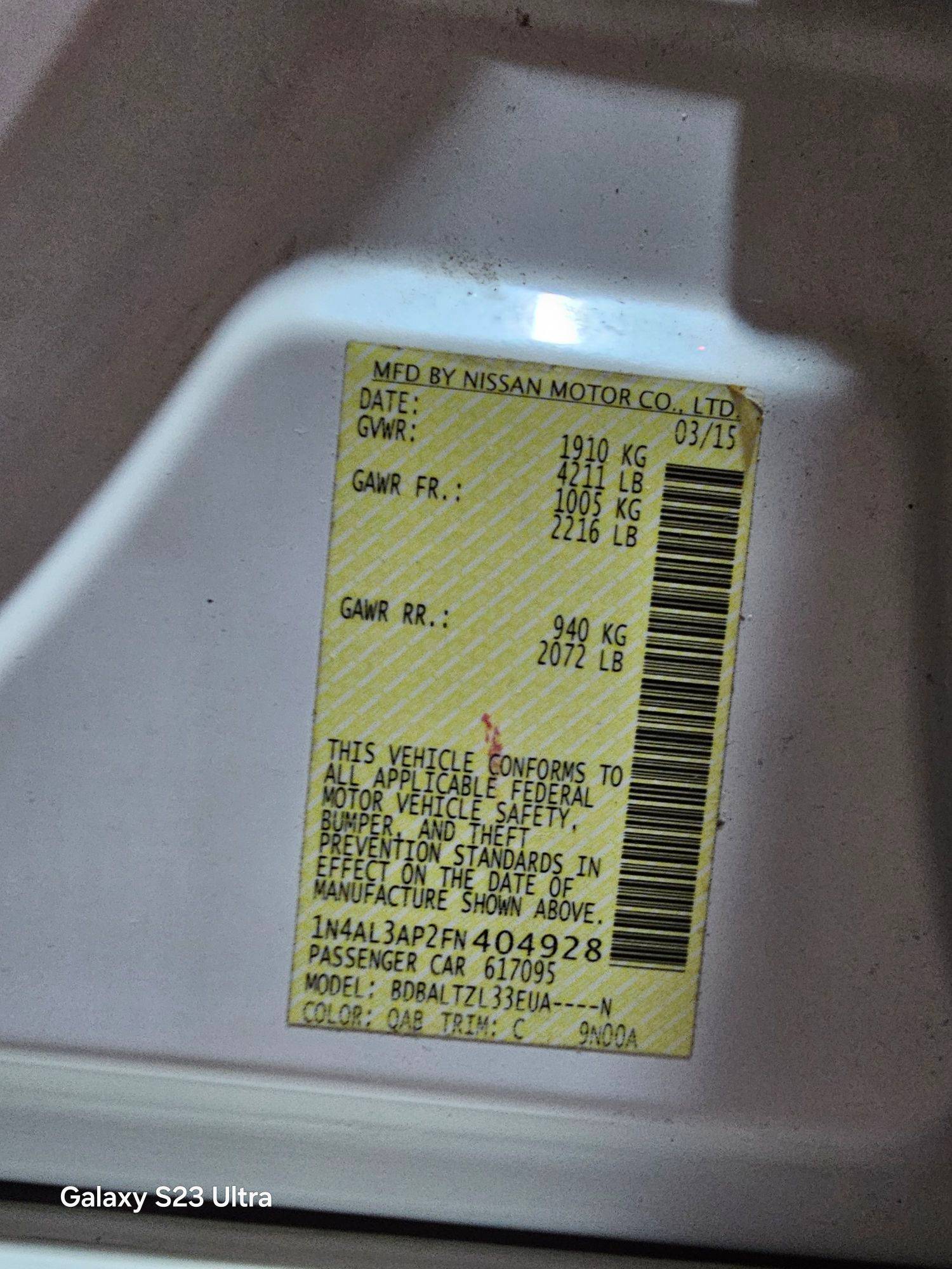 NISSAN ALTIMA 2015 - Marhaba Auction Used Cars - Image 11