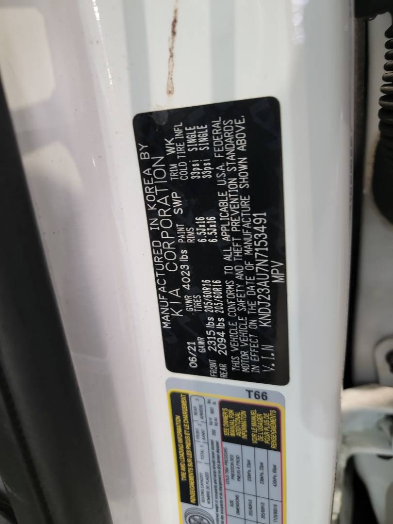 2022 KIA SOUL — 42260 Miles — Lot N7153491 — Souq - Marhaba Auctions Used Cars - Image 9