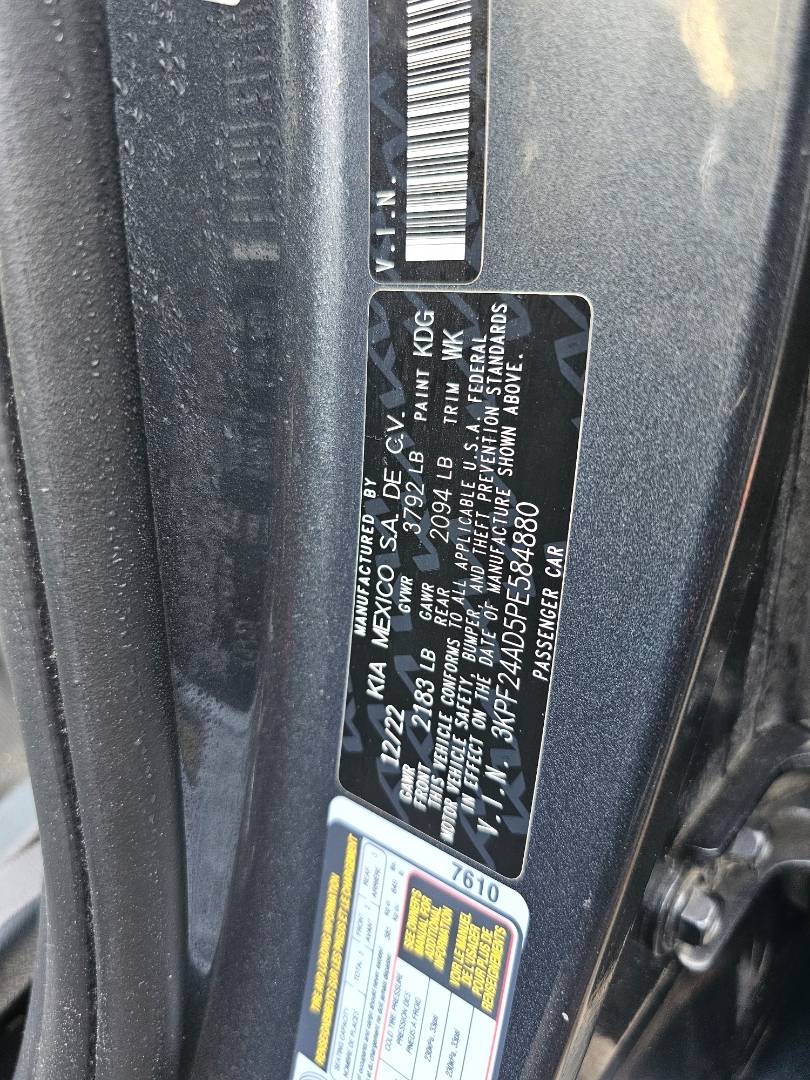 KIA FORTE 2023 - Marhaba Auction Used Cars - Image 9