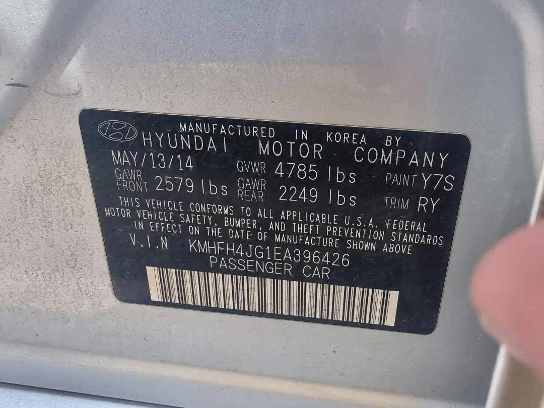 2014 HYUNDAI AZERA — 161526 Miles — Lot JG1EA396426 — Souq - Marhaba Auctions Used Cars - Image 10