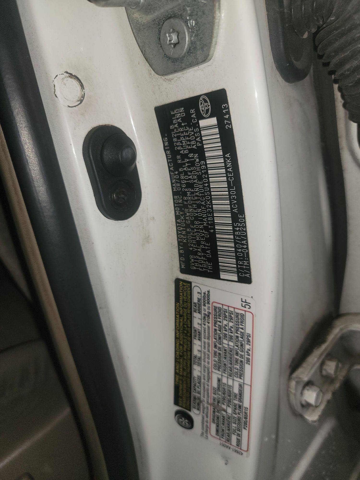 TOYOTA CAMRY 2005 - Marhaba Auction Used Cars - Image 9