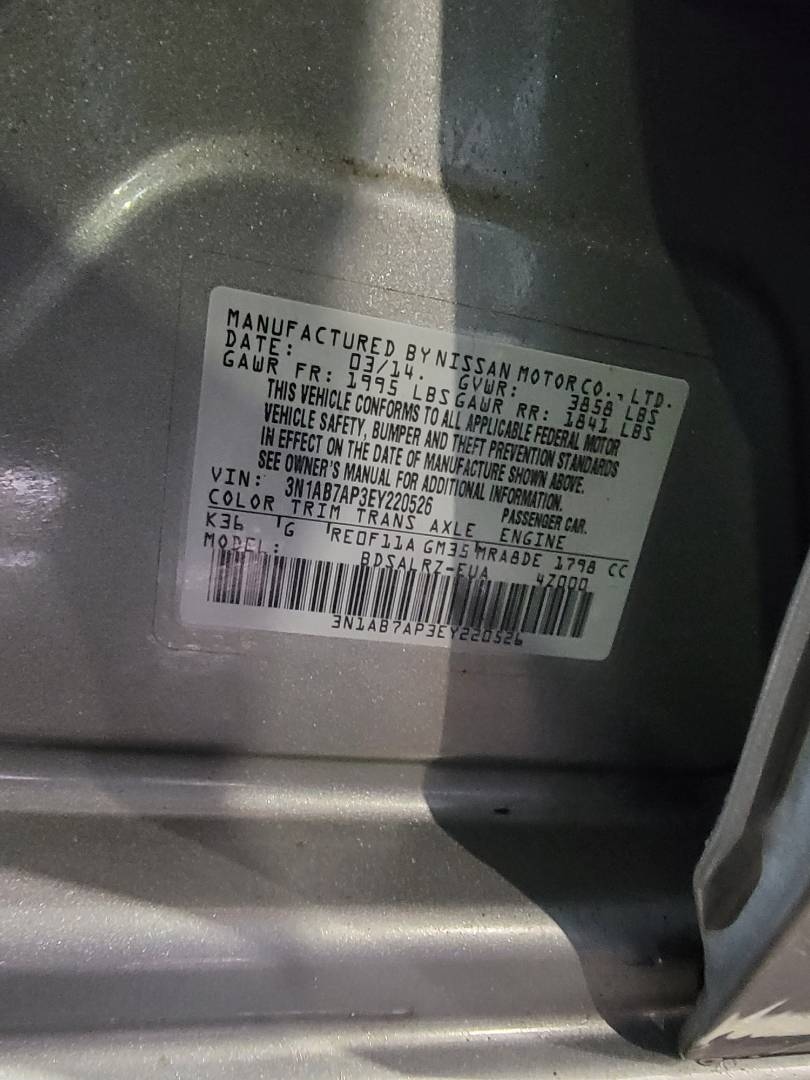 2014 NISSAN SENTRA — 173064 Miles — Lot 71545884 — Main - Marhaba Auctions Used Cars - Image 10