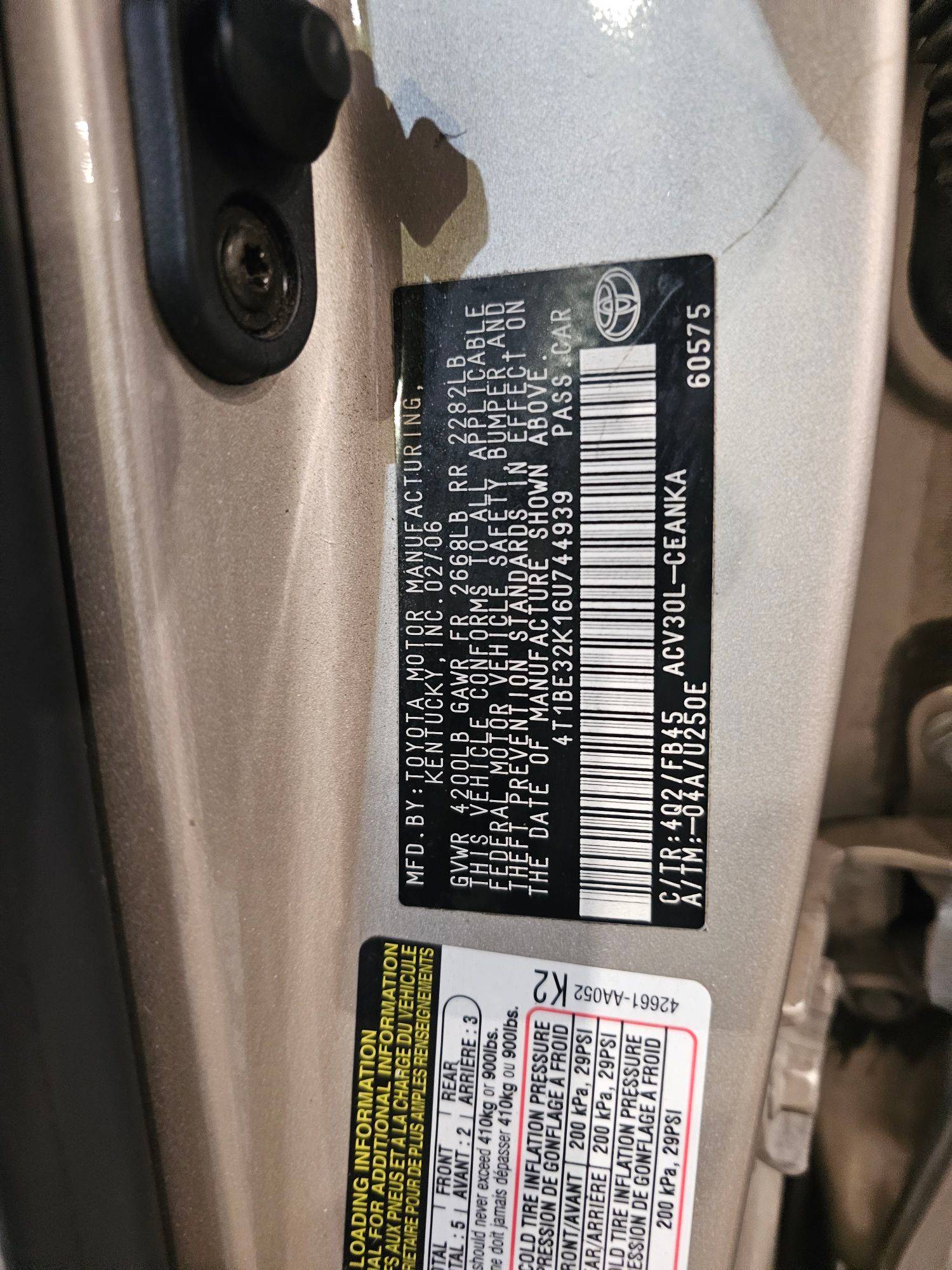 TOYOTA CAMRY 2006 - Marhaba Auction Used Cars - Image 9