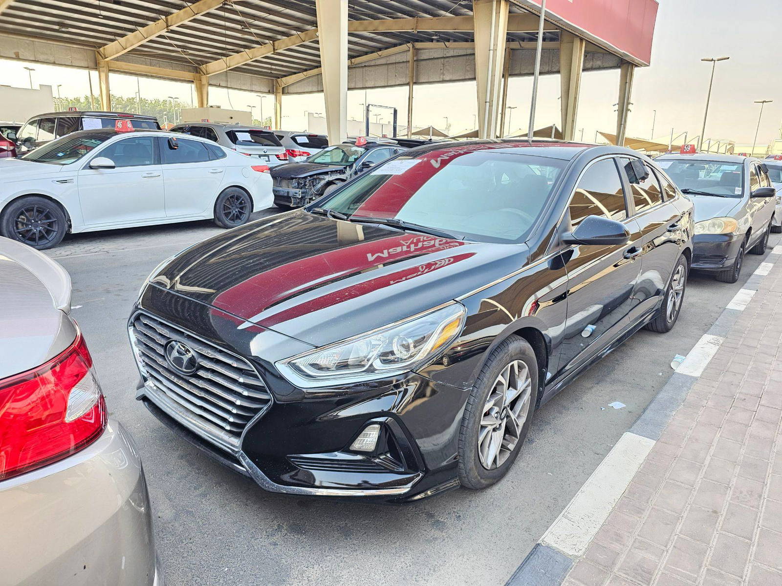 2018 HYUNDAI SONATA — 159994 Miles — Lot AF8JH728518 — Souq - Marhaba Auctions Used Cars - Image 4