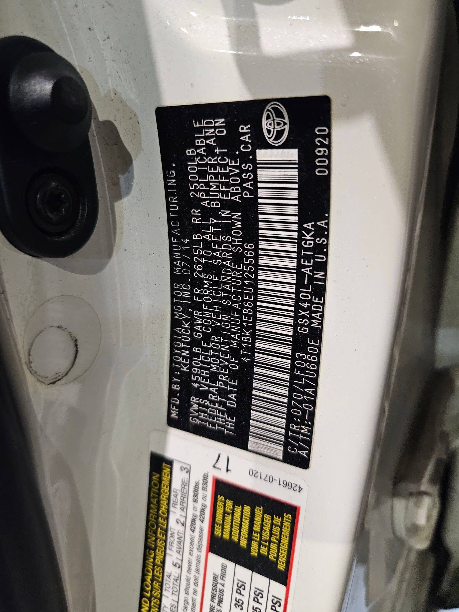 TOYOTA AVALON 2014 - Marhaba Auction Used Cars - Image 10