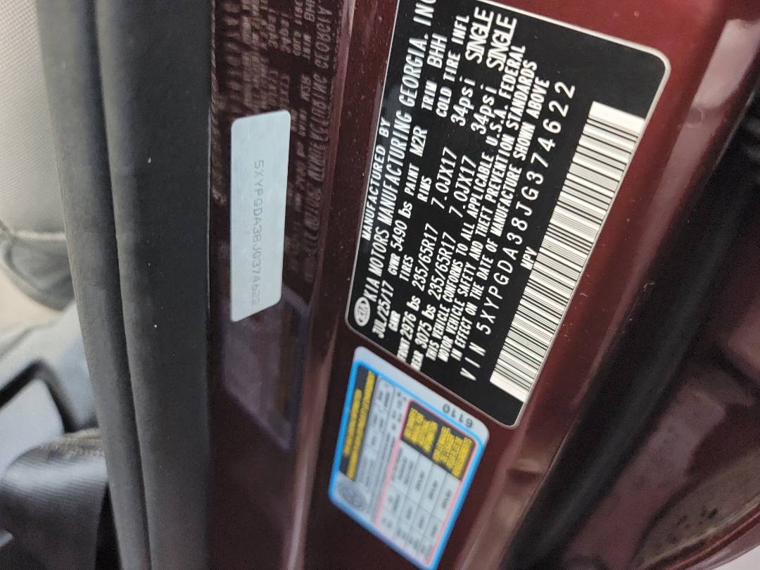 KIA SORENTO 2018 - Marhaba Auction Used Cars - Image 7