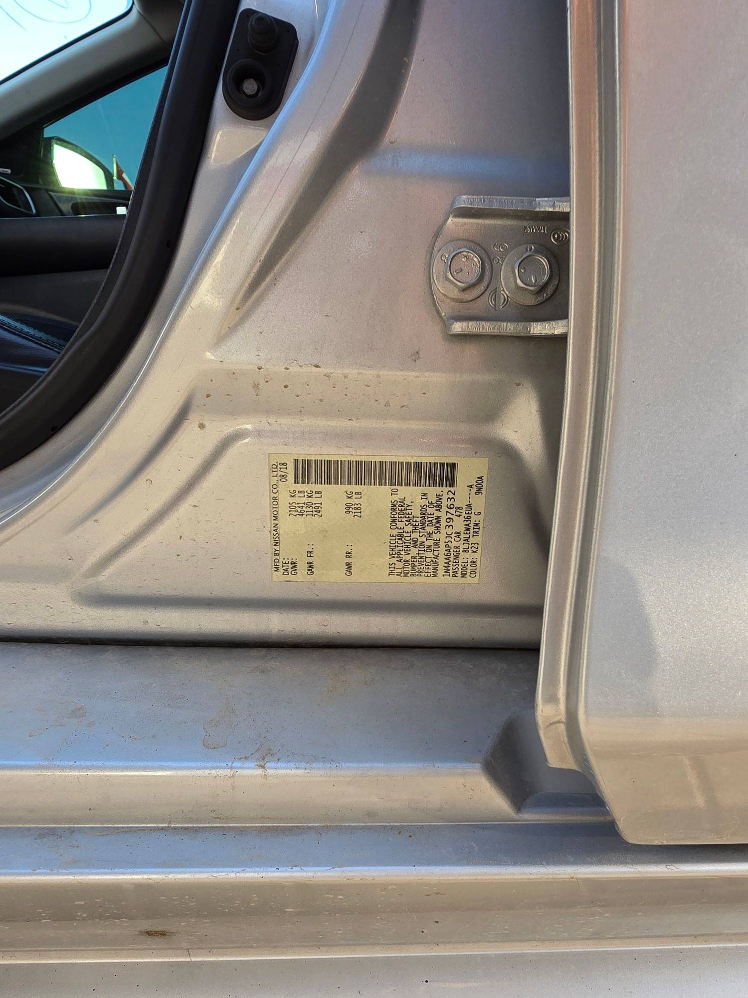 NISSAN MAXIMA 2018 - Marhaba Auction Used Cars - Image 10