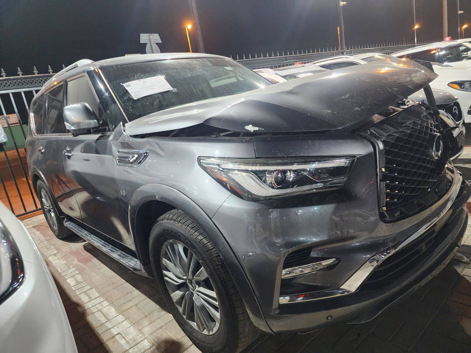 2019 INFINITI QX80 — 75016 Miles — Lot 687159 - Marhaba Auctions Used Cars - Image 6