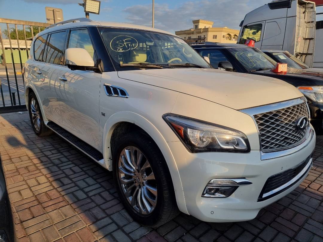 2015 INFINITI QX80 — 223111 Miles — Lot 215478 — Ind. 12 - Marhaba Auctions Used Cars - Image 3
