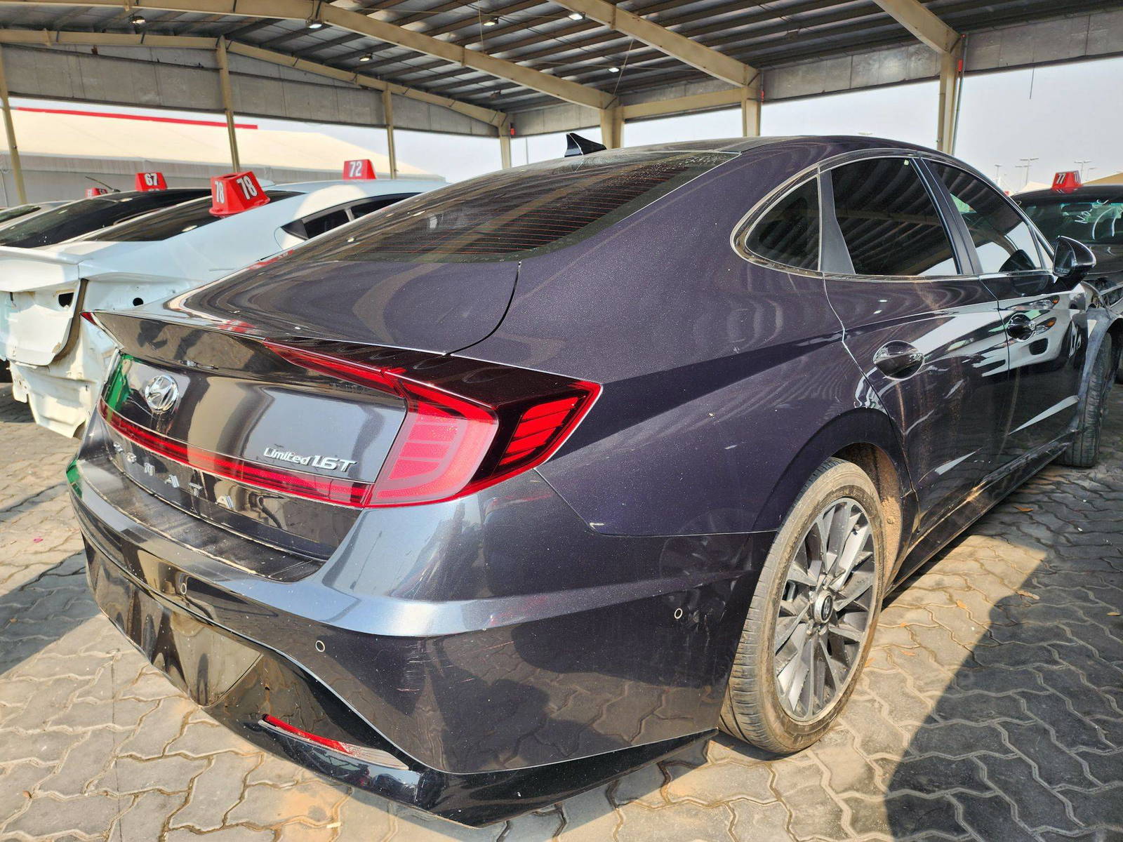 2020 HYUNDAI SONATA — 97760 Miles — Lot 14036 — Souq - Marhaba Auctions Used Cars - Image 3