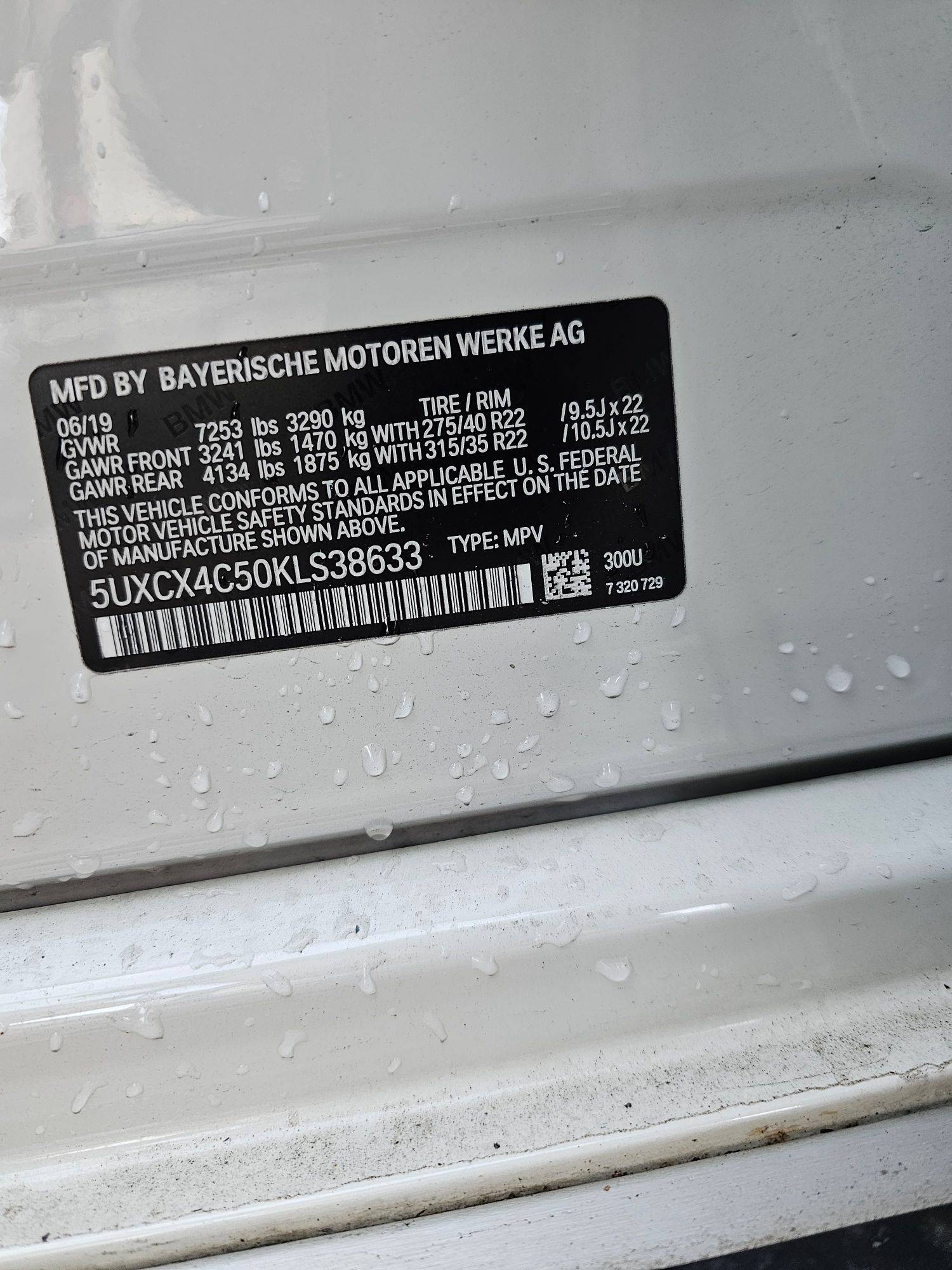 BMW X7 XDRIVE50I 2019 - Marhaba Auction Used Cars - Image 14