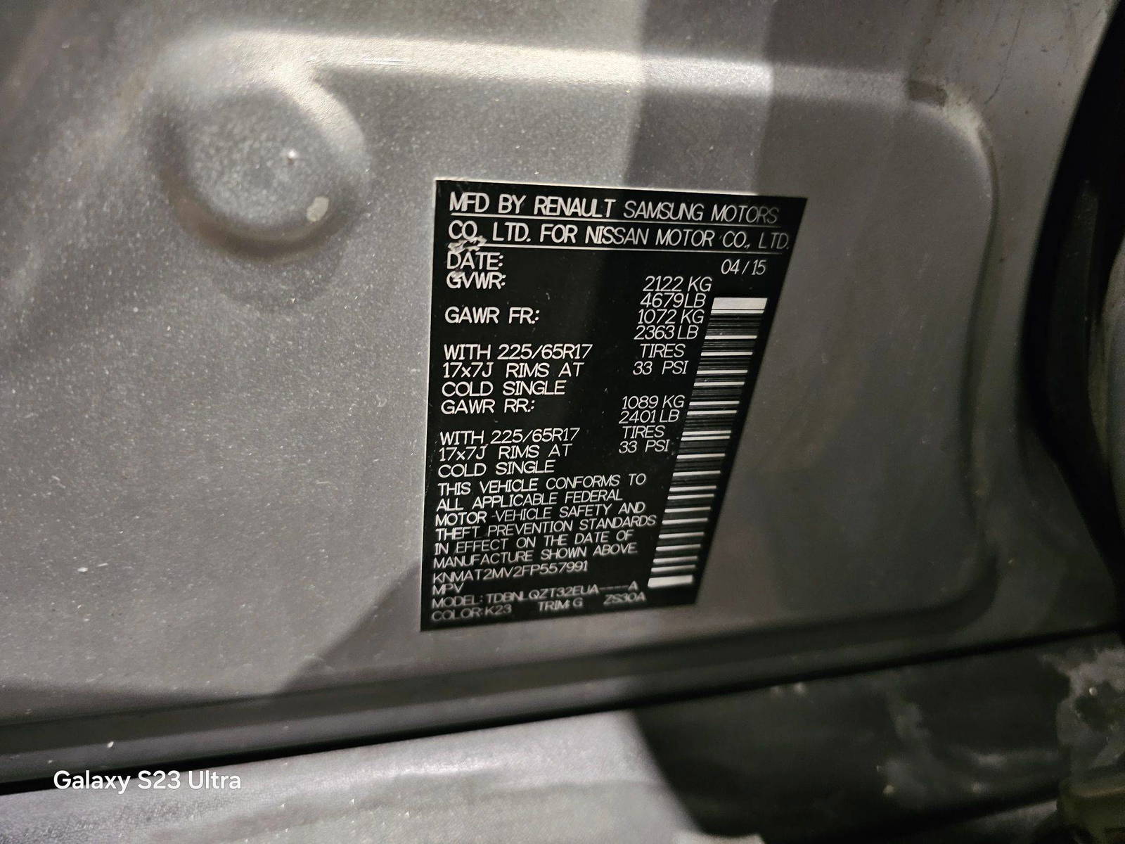 NISSAN ROGUE 2015 - Marhaba Auction Used Cars - Image 9