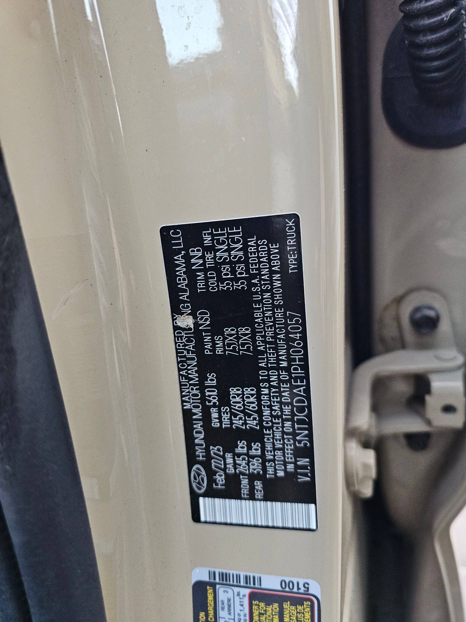 HYUNDAI SANTA CRUZ 2023 - Marhaba Auction Used Cars - Image 12