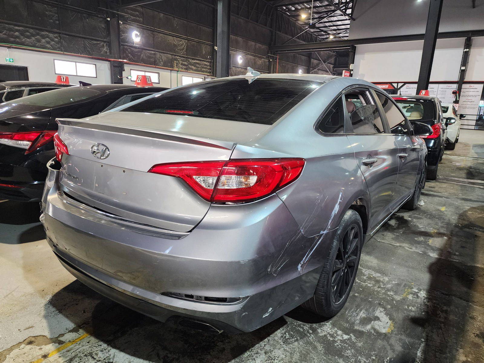 2015 HYUNDAI SONATA — 156697 Miles — Lot F7FH153898 — Al Quoz - Marhaba Auctions Used Cars - Image 3