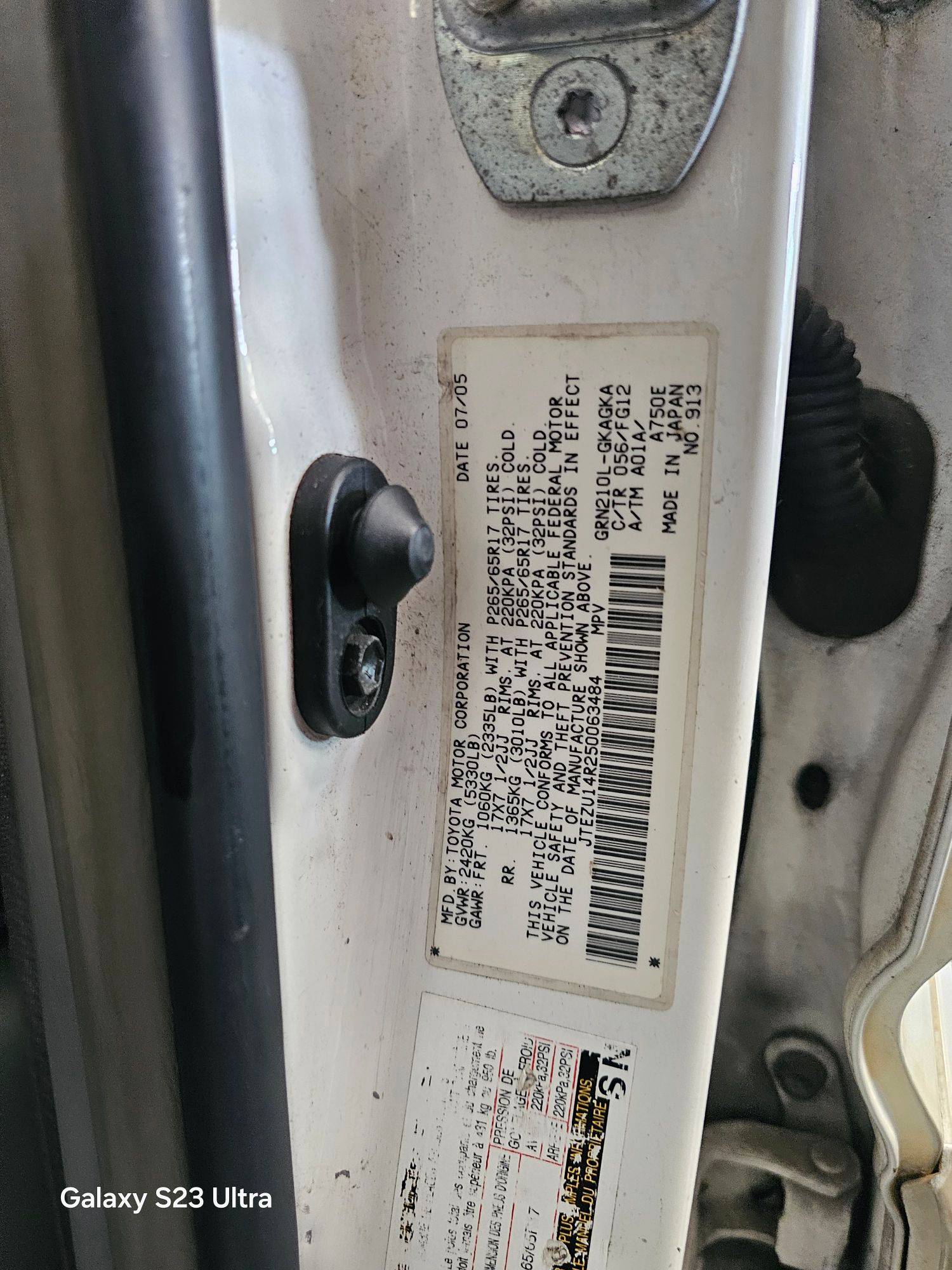 TOYOTA 4RUNNER 2005 - Marhaba Auction Used Cars - Image 10