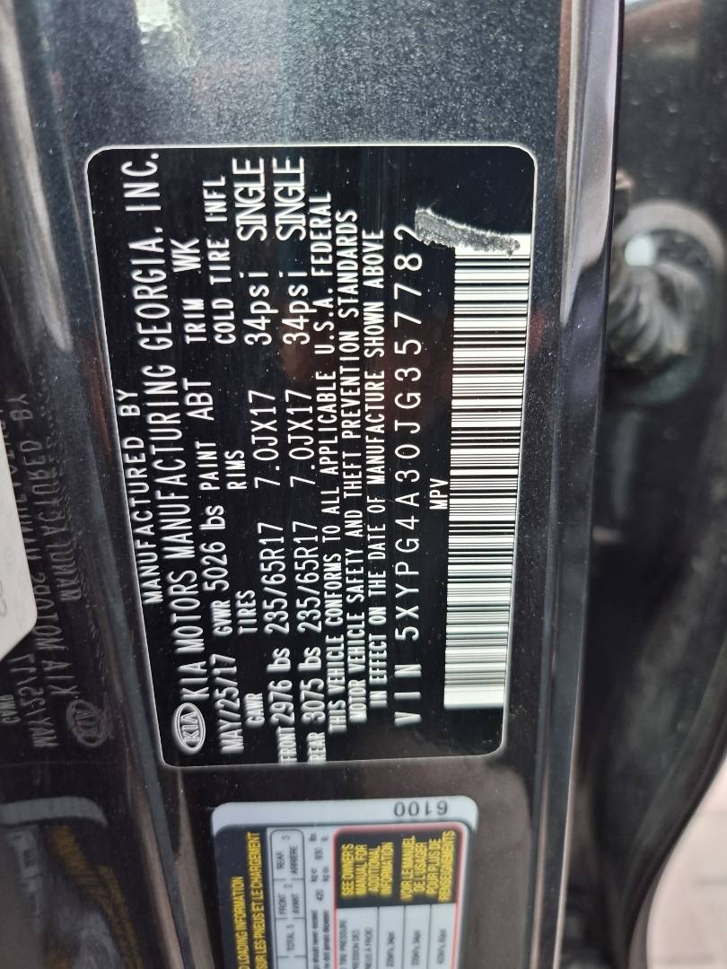 KIA SORENTO 2018 - Marhaba Auction Used Cars - Image 9