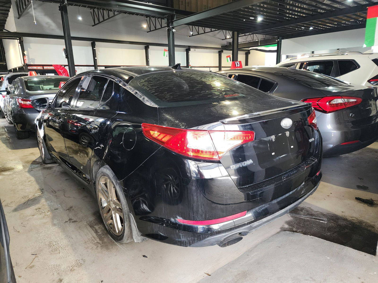 2013 KIA OPTIMA — 165517 KM — Lot 921618 — Al Quoz - Marhaba Auctions Used Cars - Image 3