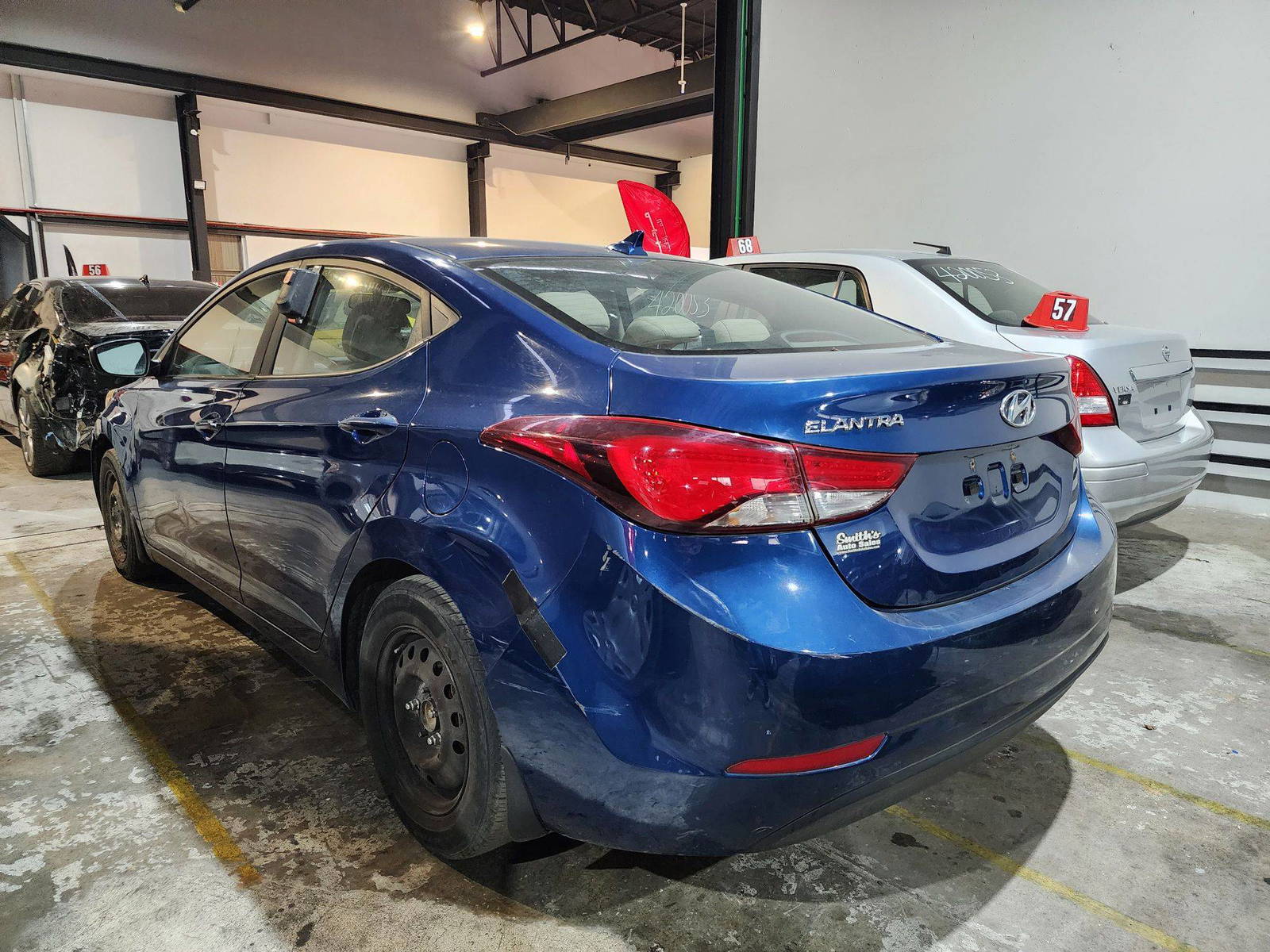 2016 HYUNDAI ELANTRA — 171978 Miles — Lot 483293 — Al Quoz - Marhaba Auctions Used Cars - Image 3
