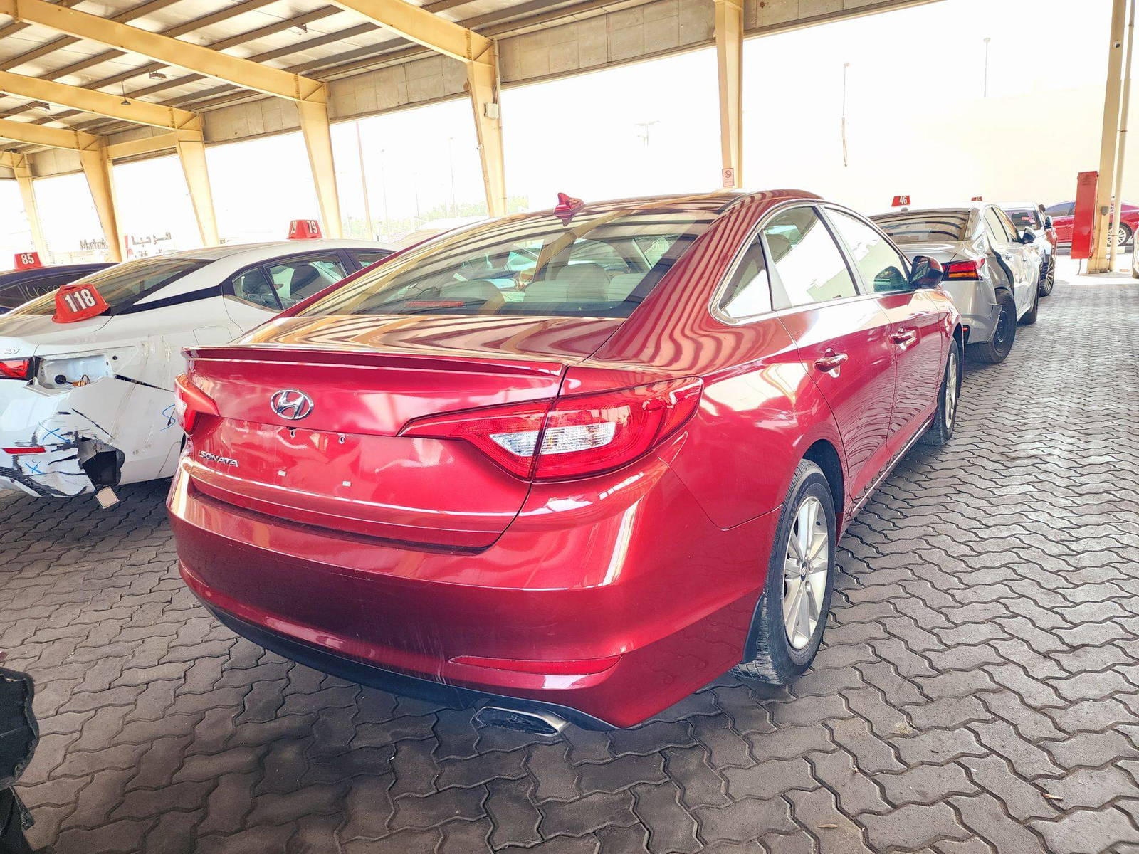 2015 HYUNDAI SONATA — 102530 Miles — Lot 1FH183639 — Souq - Marhaba Auctions Used Cars - Image 3