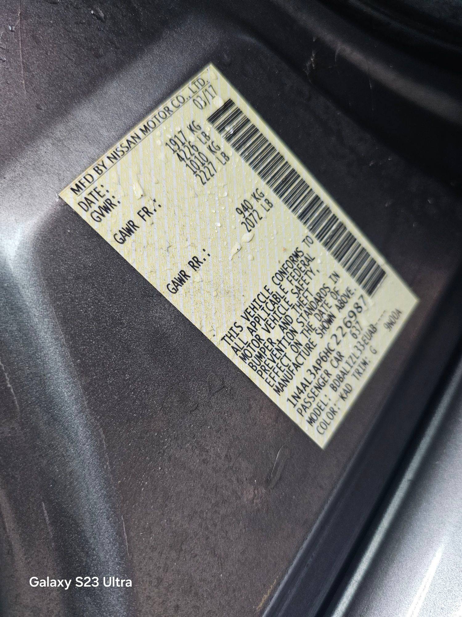 NISSAN ALTIMA 2017 - Marhaba Auction Used Cars - Image 9