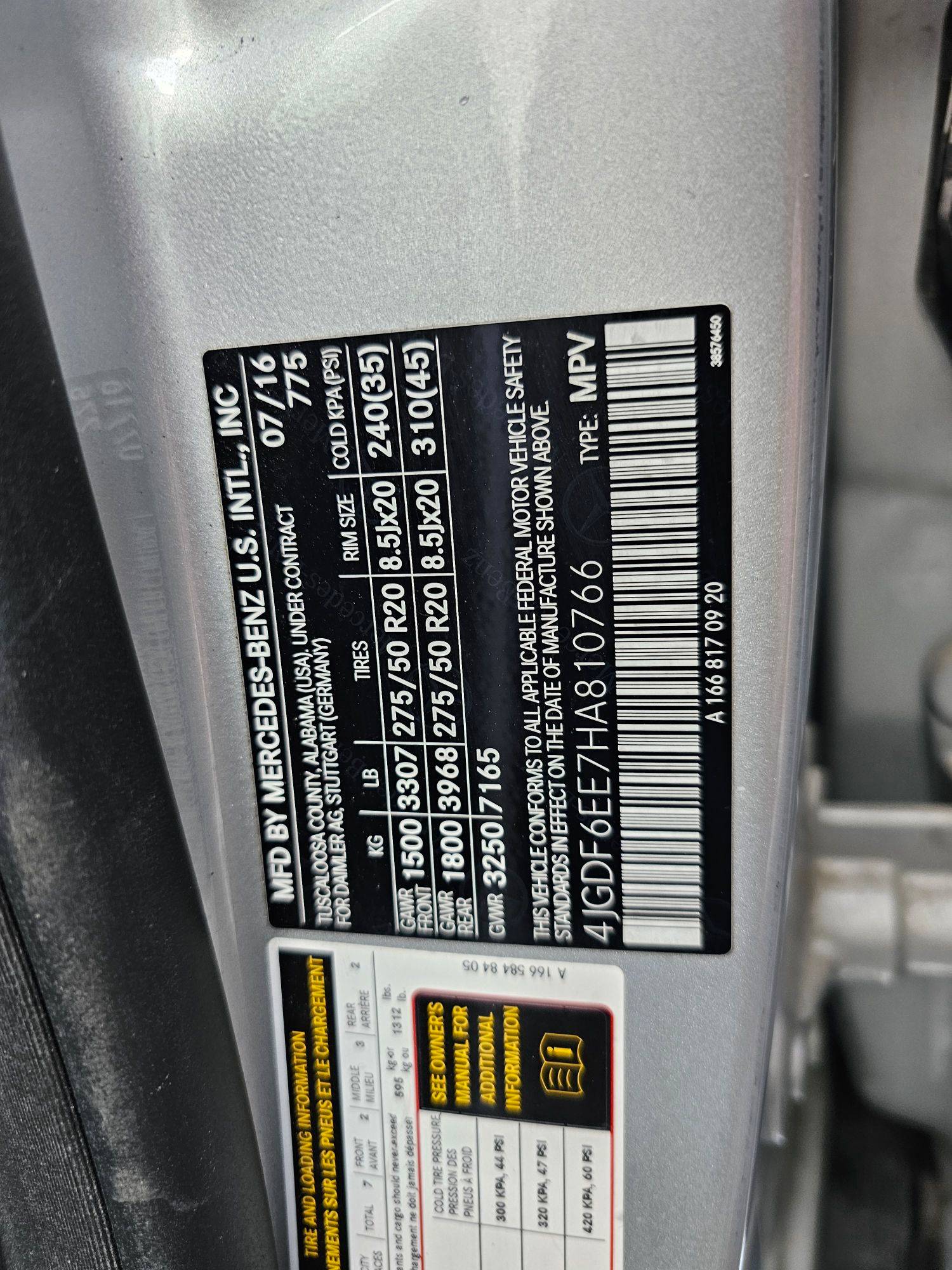 MERCEDES BENZ GLS 450 2017 - Marhaba Auction Used Cars - Image 11