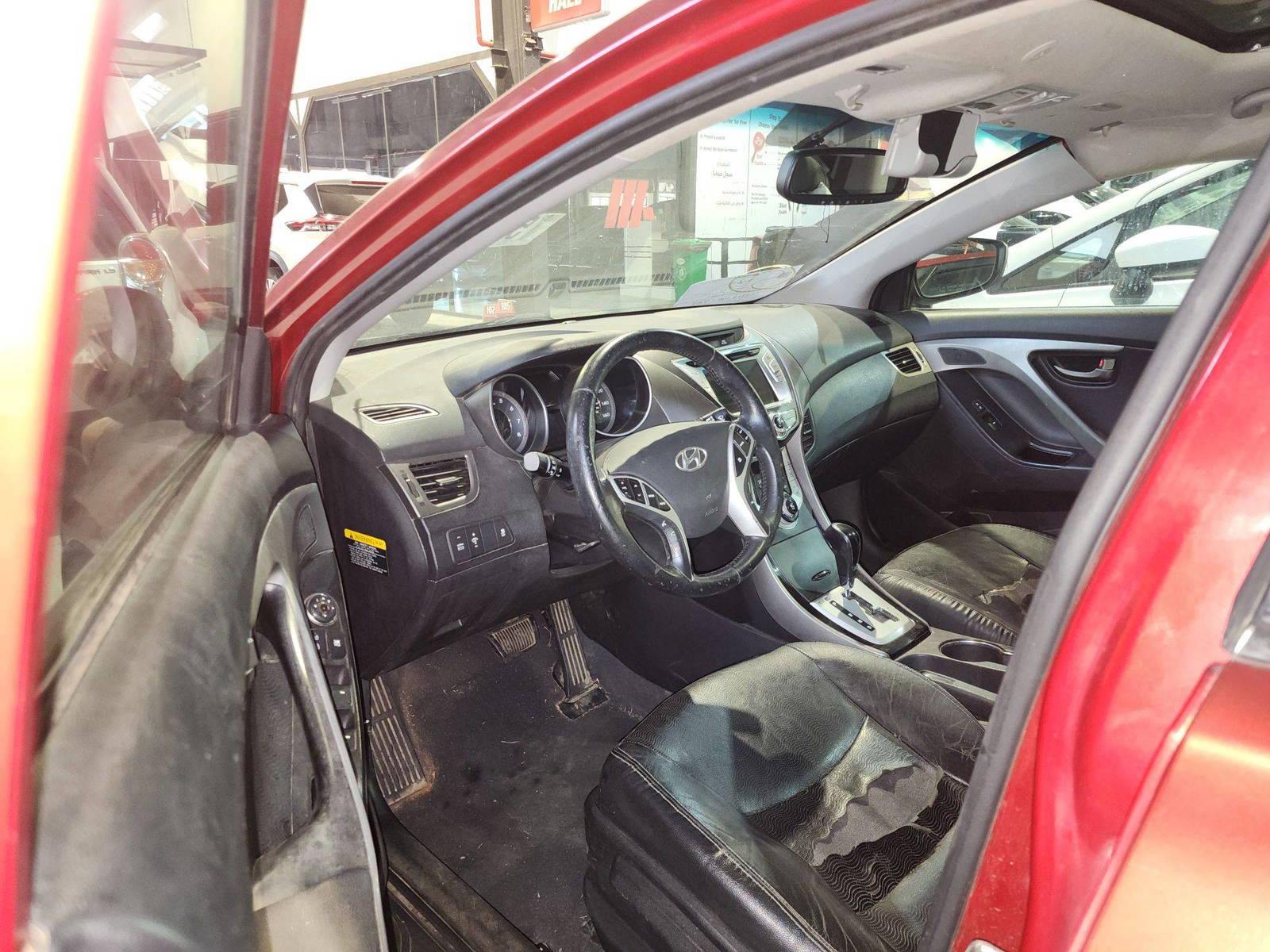 2012 HYUNDAI ELANTRA — 169330 Miles — Lot 468833 — Al Quoz - Marhaba Auctions Used Cars - Image 9