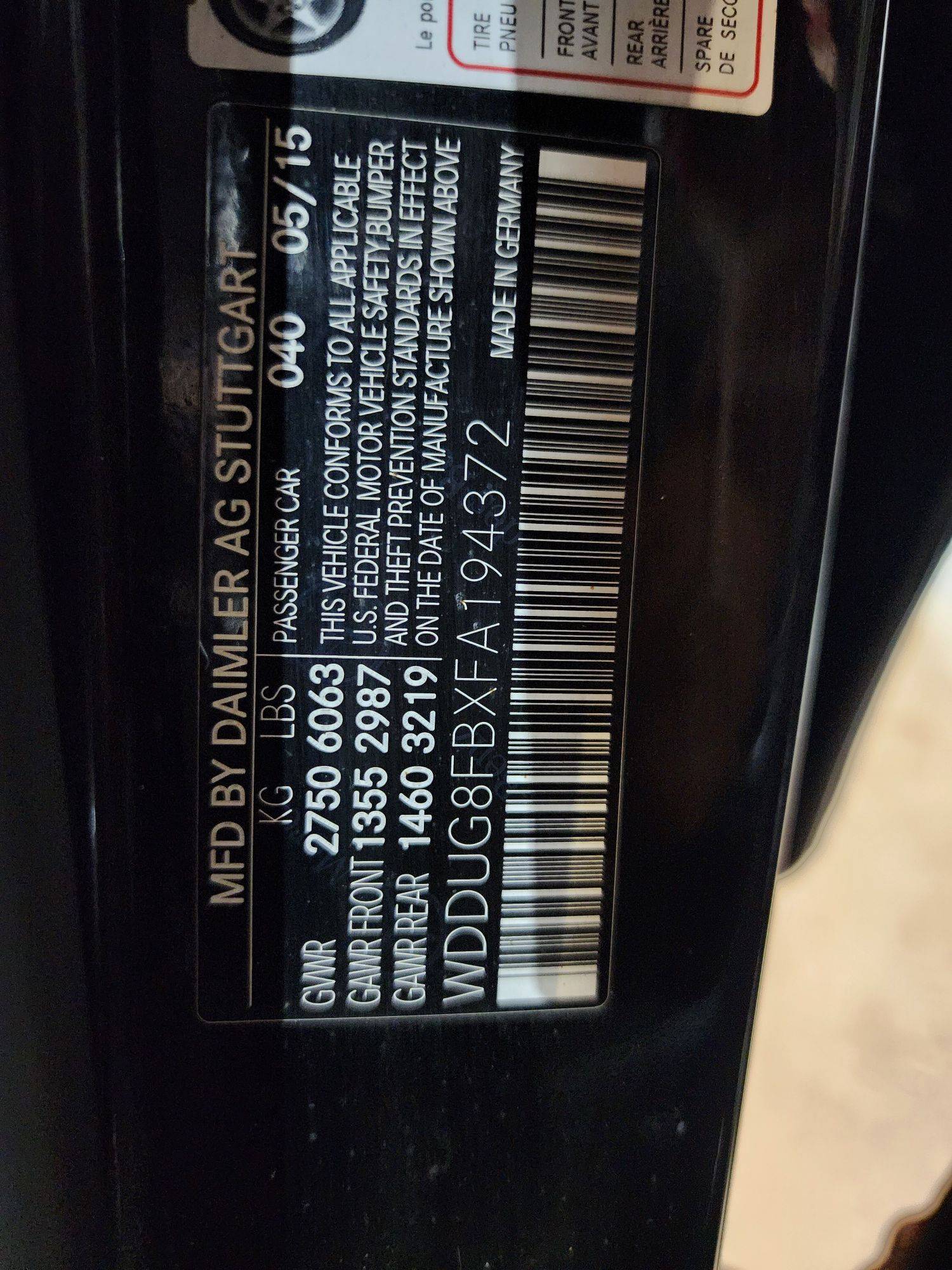 MERCEDES BENZ S 550 2015 - Marhaba Auction Used Cars - Image 11