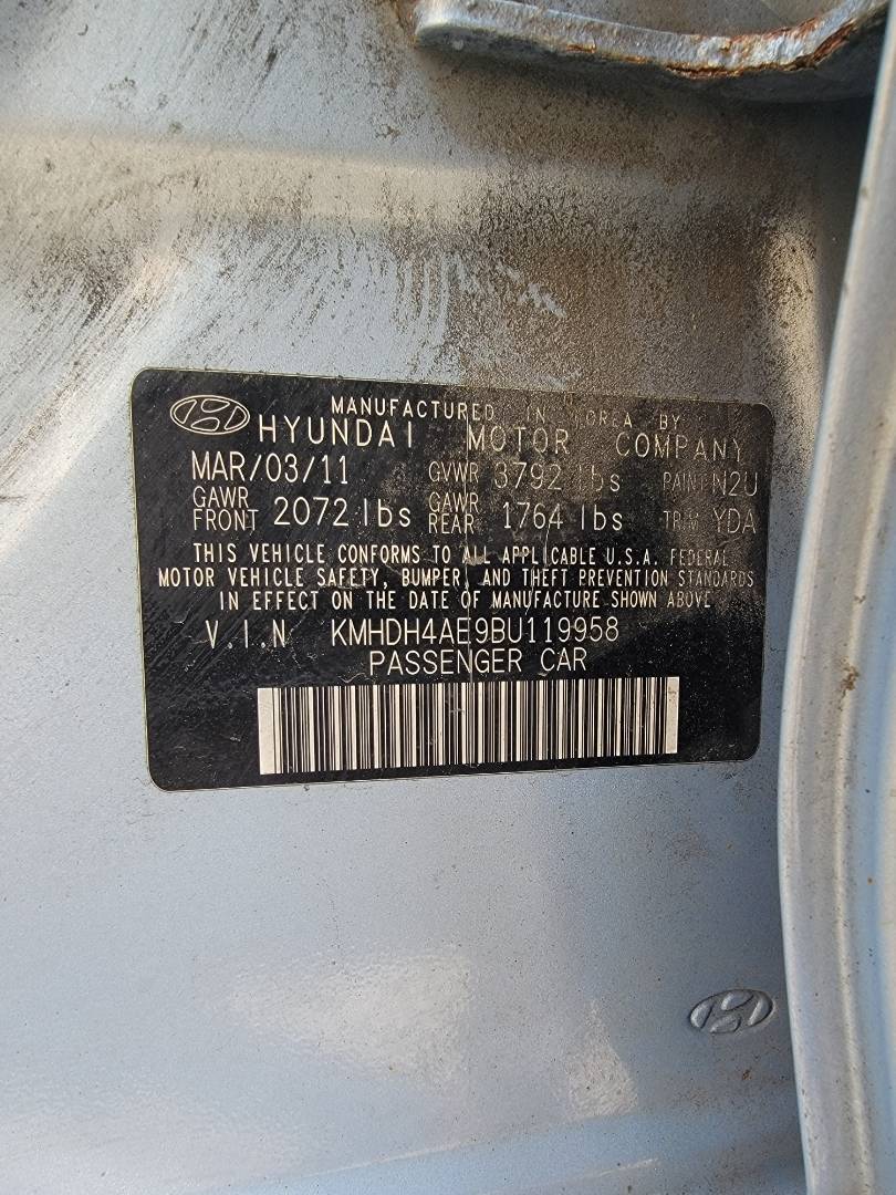 2011 HYUNDAI ELANTRA — 182151 Miles — Lot 39084084 — Souq - Marhaba Auctions Used Cars - Image 9
